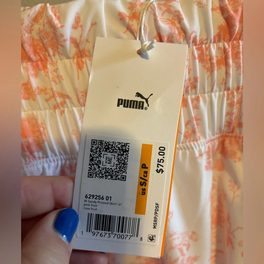 PUMA Women's 16" Sandy Printed Golf Skort - Picture 5 of 7
